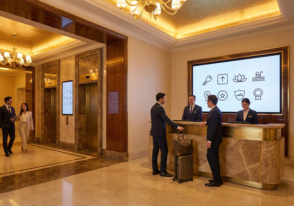 Smart Displays for Exceptional Stays