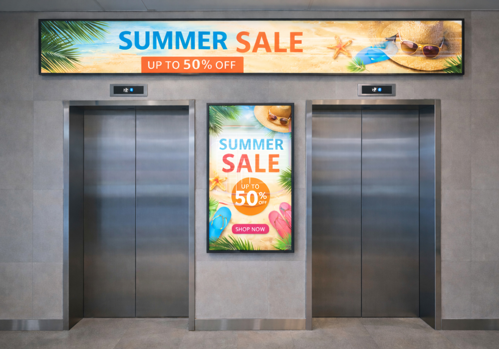 Outside the Elevator