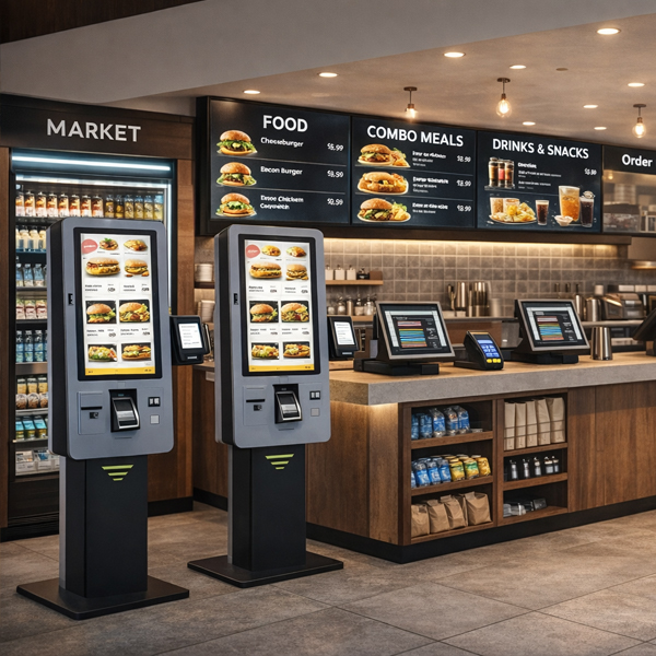 Self-Order Kiosks for Open Areas